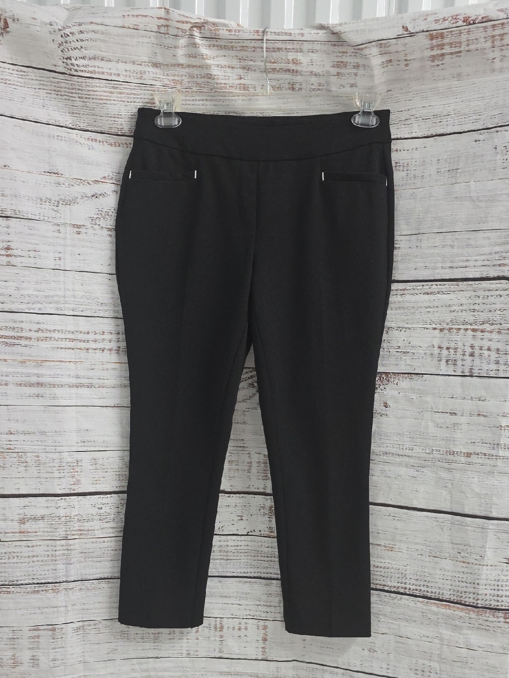 Cato Black Capris Ponte Knit Pants